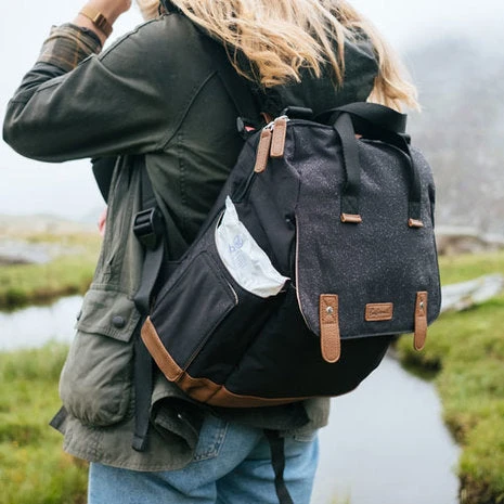 Changing Bag - Robyn Convertible Backpack Black 6 Changing Bag - Robyn Convertible Backpack Black - Image 4