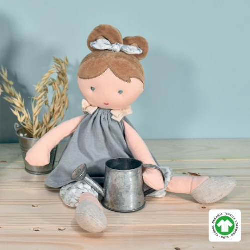 Organic Cotton Doll Flore 30 Cm 4 Organic Cotton Doll Flore 30 Cm - Image 2