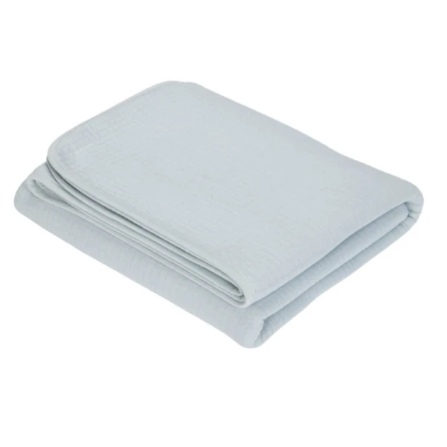 Little Dutch Bassinet Summer Blanket Pure Soft Blue 3 Little Dutch Bassinet Summer Blanket Pure Soft Blue