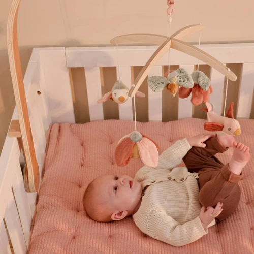 Little Dutch Wooden Music Mobile Flowers & Butterflies 4 Little Dutch Wooden Music Mobile Flowers & Butterflies - Image 2