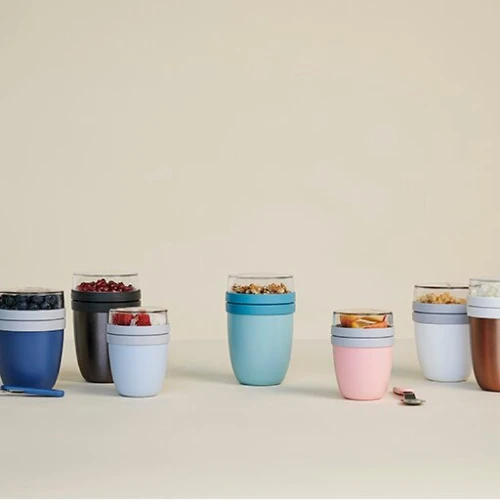 Mepal Lunch Pot Ellipse Mini - Nordic Blue 4 Mepal Lunch Pot Ellipse Mini - Nordic Blue - Image 2