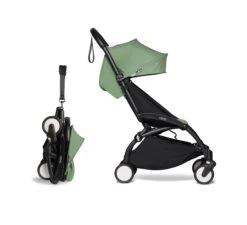 BABYZEN Stroller YOYO² 6+ -Baby Product 2 YOYO 2 BLACK FRAME PEPPERMINT WEB