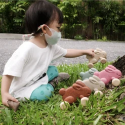 Plan Toys Pull-along Bunny - Pink -Baby Product 32 6dfd10ba 9226 403b 8d4c 3ed7c7decab9