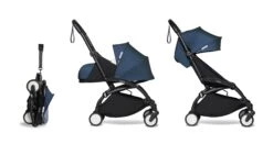 Complete BABYZEN Stroller YOYO² 0+ Newborn Packand 6+ -Baby Product 3 YOYO 2 BLACK FRAME AIR FRANCE WEB