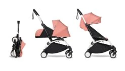 Complete BABYZEN Stroller YOYO² 0+ Newborn Packand 6+ -Baby Product 3 YOYO 2 WHITE FRAME GINGER WEB