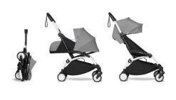 Complete BABYZEN Stroller YOYO² 0+ Newborn Packand 6+ -Baby Product 3 YOYO 2 WHITE FRAME GREY WEB