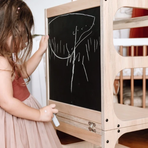 3-in-1 Learning Tower, Natural 6 3-in-1 Learning Tower, Natural - Image 4