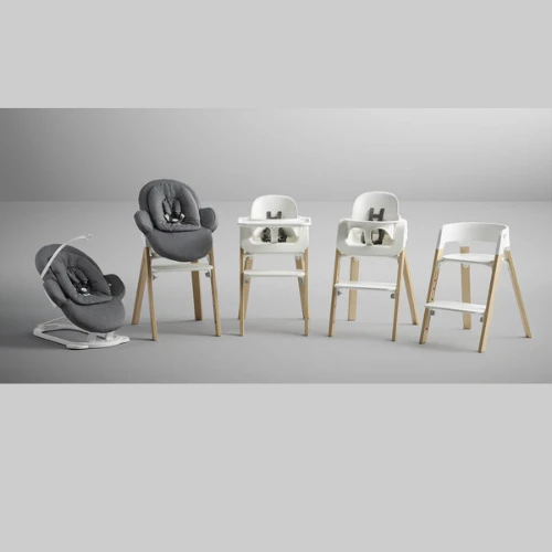 Newborn Set Deep Grey White Chassis Stokke® Steps™ 5 Newborn Set Deep Grey White Chassis Stokke® Steps™ - Image 3