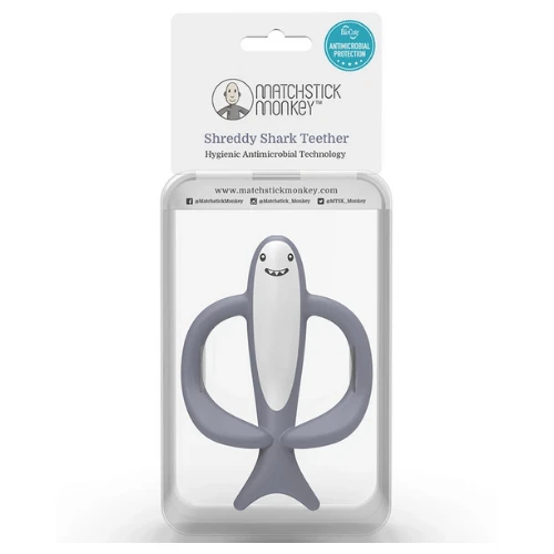 Matchstick Monkey Shreddy Shark Teether 6 Matchstick Monkey Shreddy Shark Teether - Image 4