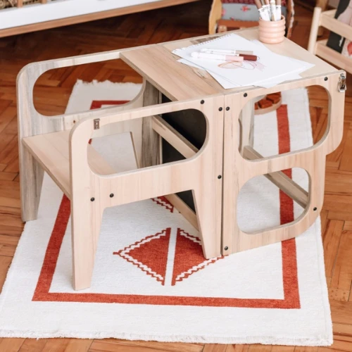 3-in-1 Learning Tower, Natural 8 3-in-1 Learning Tower, Natural - Image 6