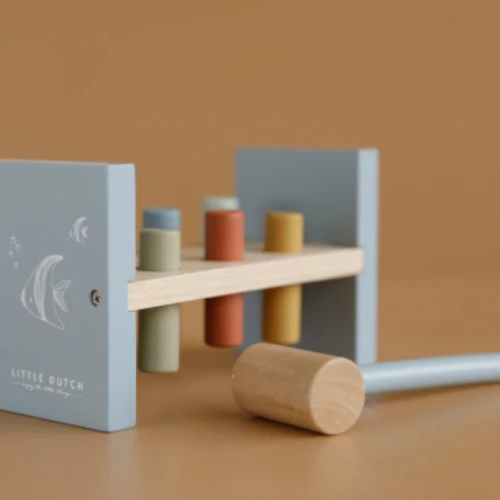 Little Dutch Pounding Bench - Ocean Blue 5 Little Dutch Pounding Bench - Ocean Blue - Image 3