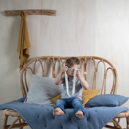 Little Dutch Playpen Mat - Pure Blue 75x95 4 Little Dutch Playpen Mat - Pure Blue 75x95 - Image 2