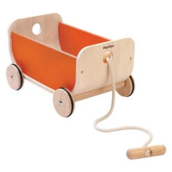 Plan Toys Wagon - PT -Baby Product 8614 Wagon Orange