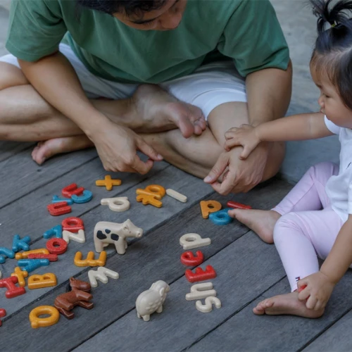 Plan Toys Lower Case Alphabet (31pcs) - PT 5407 4 Plan Toys Lower Case Alphabet (31pcs) - PT 5407 - Image 2