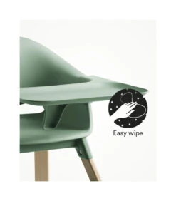 High Chair Clover Green Stokke® Clikk™ 13 High Chair Clover Green Stokke® Clikk™ -Baby Product Clikk Tray Natural CloverGreen Cnfg 3 EasyWipe