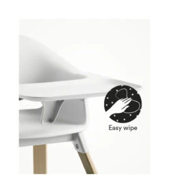 High Chair White Stokke® Clikk™ -Baby Product Clikk Tray Natural White Cnfg 3 EasyWipe eCom
