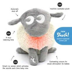 Ewan Deluxe - Baby Shushing Sleep Sheep Grey -Baby Product Ewan Deluxe infographic a b562c5d2 97ce 4084 a2ef e6dba7732727