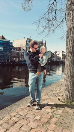 Toddler Carrier Denim Stripe -Baby Product IMG 5405 1100x a0858021 b266 4aa6 b11d 19caa81d79fc