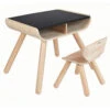Plan Toys Table & Chair -Baby Product Table Chair Black
