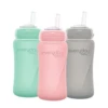 Glass Straw Bottle Healthy + 240ml 1 Glass Straw Bottle Healthy + 240ml -Baby Product Untitleddesign 2021 12 07T155620.363