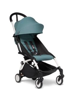BABYZEN Stroller YOYO² 6+ -Baby Product YOYO2 6 3 4 WHITEFRAME AQUA WEB
