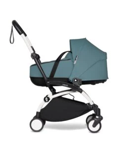 BABYZEN Stroller YOYO² Bassinet 40 BABYZEN Stroller YOYO² Bassinet -Baby Product YOYO2 BASSINET PROFILEWHITEFRAME AQUA WEB