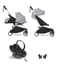 All-in-one BABYZEN Stroller YOYO² 0+ Newborn Pack, Car Seat And 6+ 37 All-in-one BABYZEN Stroller YOYO² 0+ Newborn Pack, Car Seat And 6+ -Baby Product YOYO2ALLINONE 0 WHITEFRAME WEB
