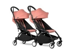 BABYZEN YOYO Double Stroller 6+ / 6+YOYO Connect Frame, 6+ Color Pack / YOYO² Frame, 6+ Color Pack -Baby Product YOYOconnect YOYO2 3 4TWIN6 BLACKFRAME GINGER WEB 1