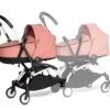 BABYZEN YOYO Connect Bassinet, Adapters 1 BABYZEN YOYO Connect Bassinet, Adapters -Baby Product YOYOconnect YOYO2 SHADOW 3 4TWINBASSINET WHITEFRAME WEB