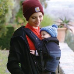 PhysioCarrier - BLACK /pocket Charcoal - LR 10 PhysioCarrier - BLACK /pocket Charcoal - LR -Baby Product blackgrey