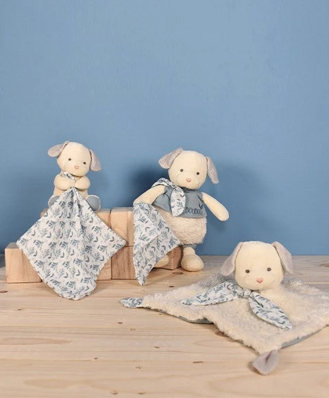 Blue Dog Handkerchief Comforter In Organic Cotton 4 Blue Dog Handkerchief Comforter In Organic Cotton - Image 2