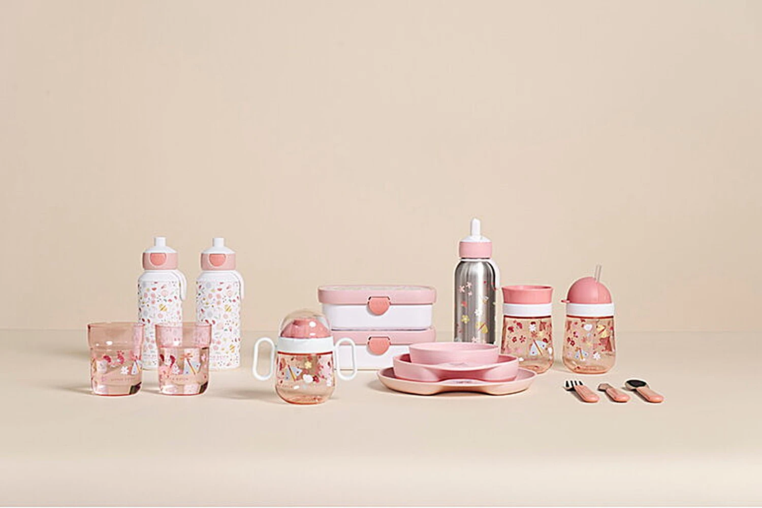 Little Dutch Insulated Bottle Flip-up Campus 350 Ml - Flowers & Butterflies 5 Little Dutch Insulated Bottle Flip-up Campus 350 Ml - Flowers & Butterflies - Image 3