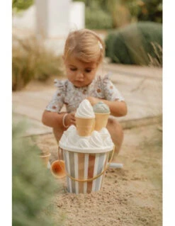 Little Dutch Ice Cream Beach Set Vintage -Baby Product little dutch wiaderko z lodami vintage